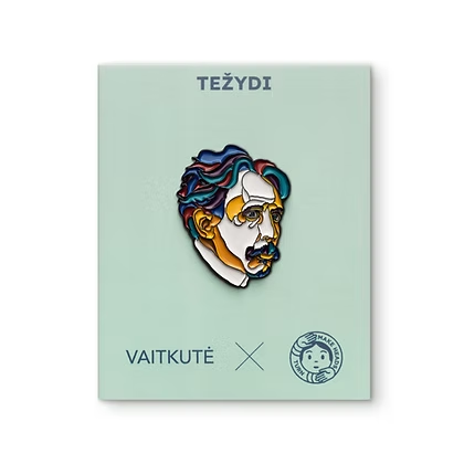 Enamel Pin "Vaitkutė: M.K. Čiurlionis"